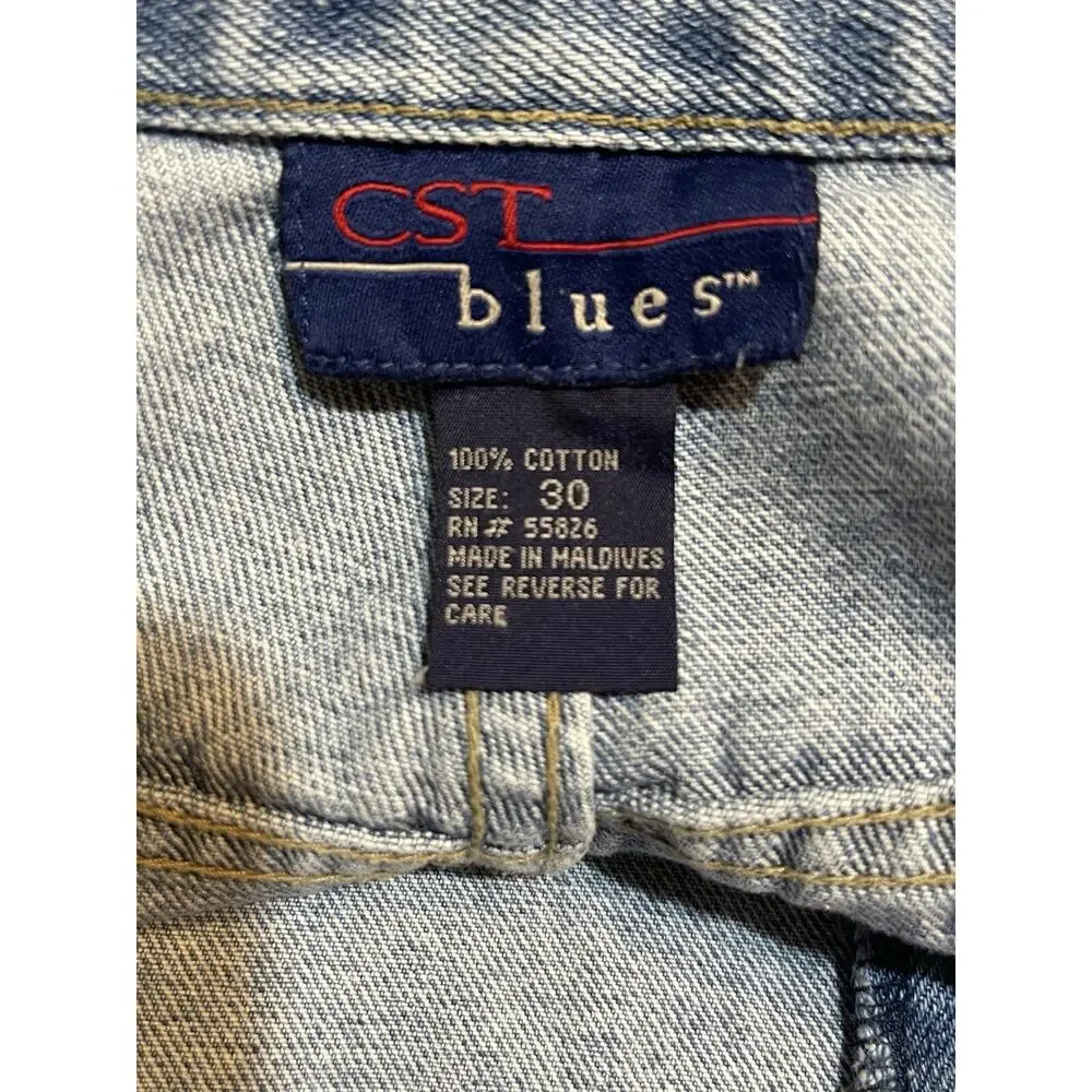 CST blues Jeans Size 30 X 28‎ Women’s Vintage Pleated